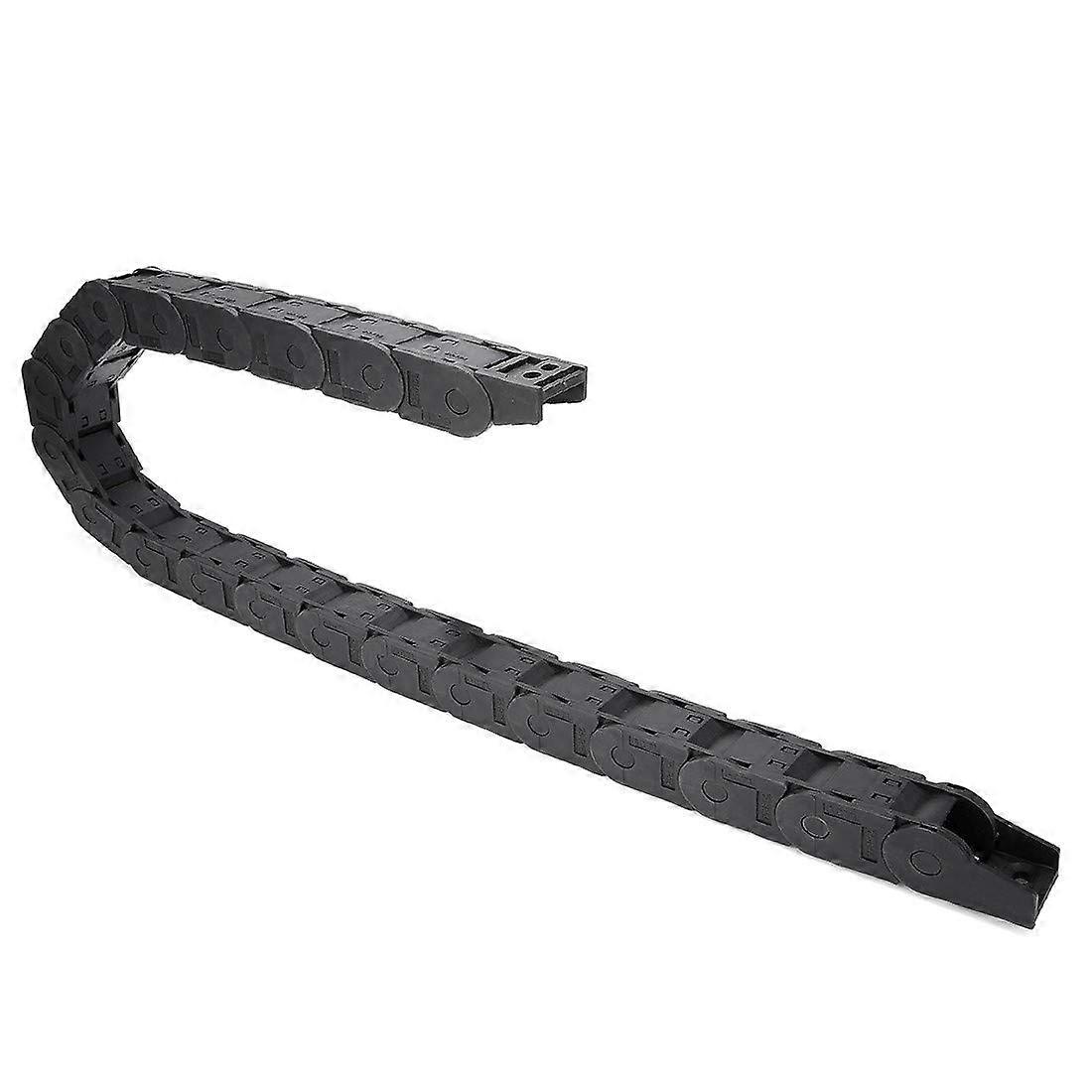 Lon0167 R55 25mm Featured x 25mm Plastic reliable efficacy Cable Wire Carrier Drag Chain Black 1M for CNC(id:2b8 0d b5 452)