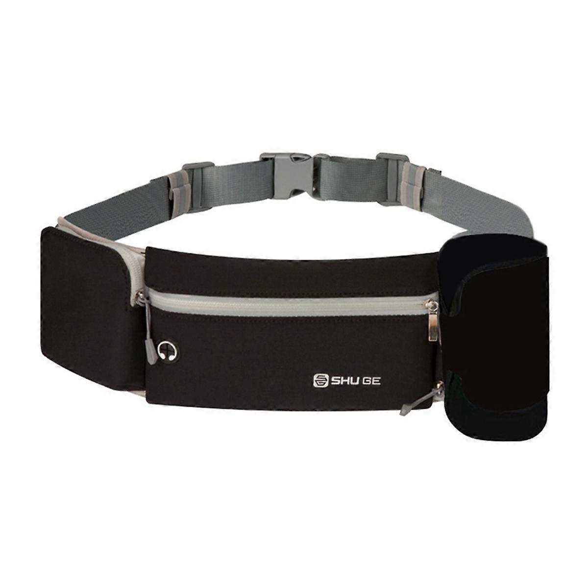 for Hydrated -Hip Bag with Water Bag, Suitable for Hiking, Running and Cycling,Black