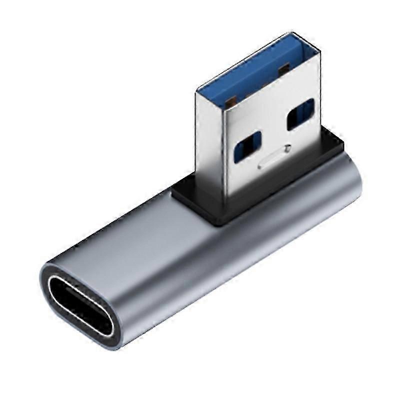 USB 3.0 Male to Type C Female 90 Degree Right Angle Extension Adapter USB C
