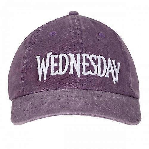 Wednesday Logo Washed Baseball Cap