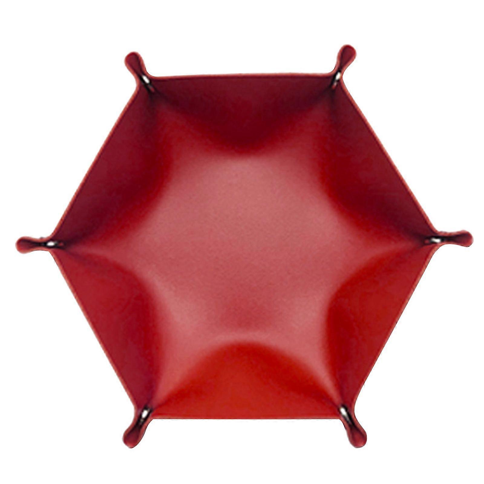 Bærbar terningbrett Folding D&D terningmatte terninglagerholder Rullende terningspill