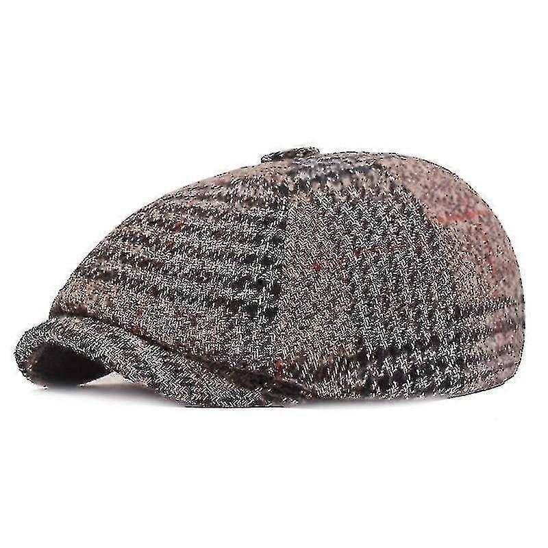 10% Wool Retro Octagonal, Winter Warm Casual Hats