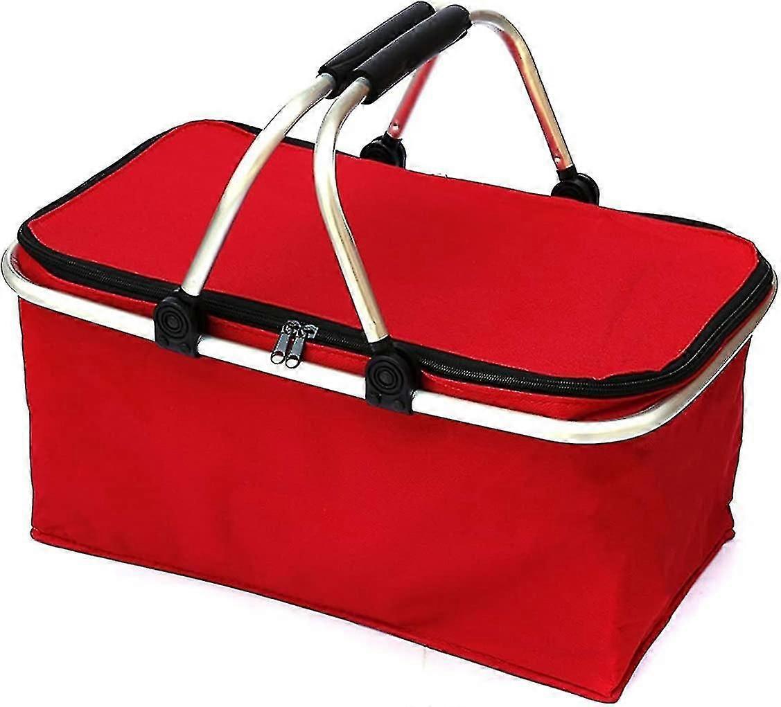 Picnic Basket, Foldable, Isolated