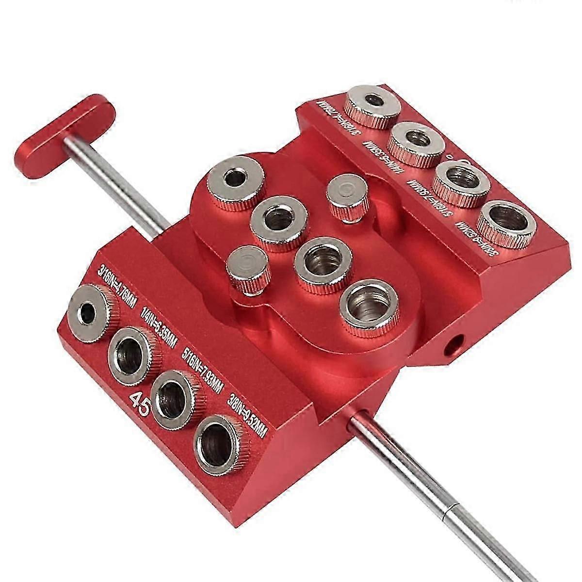30 45 90 Degree Angle Drill Guide Jig Drill Block for Straight Angled Holes with Detachable Drill P