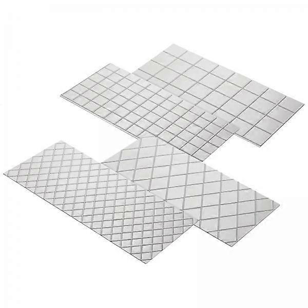 2-3pack DIY Cake Fondant Impression Mat Cake Border Decorating Tools Grid