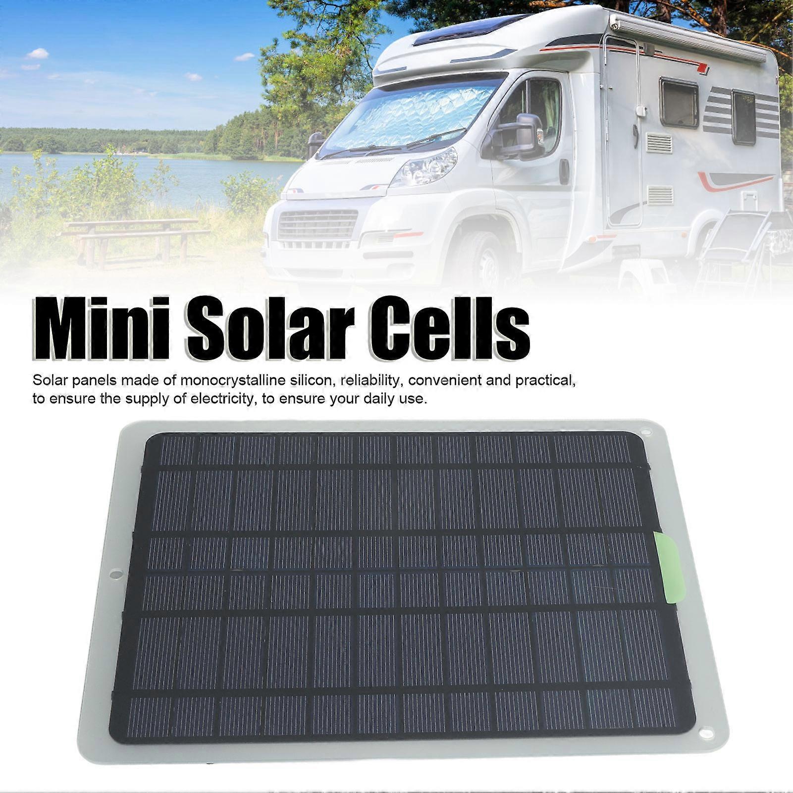 Mini Solar Kit 22W With Bracket 12V OBD Battery Controller Monocrystalline Solar Panel for Outdoor