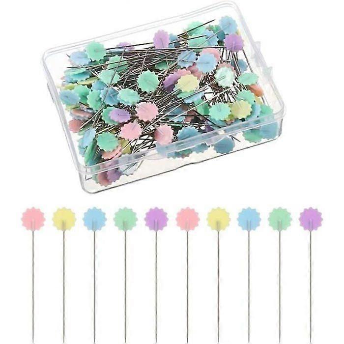 100 db lapos virágfejű csapok dekoratív varrási kiegészítők foltvarró csapok varrónő kézműves projektekhez