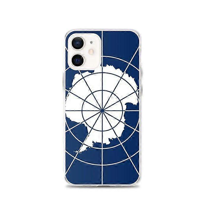 Phone Case – Official Antarctica Flag – Compatible with iPhone 12 – Soft Case – Durable and Shockproof – Pixelforma
