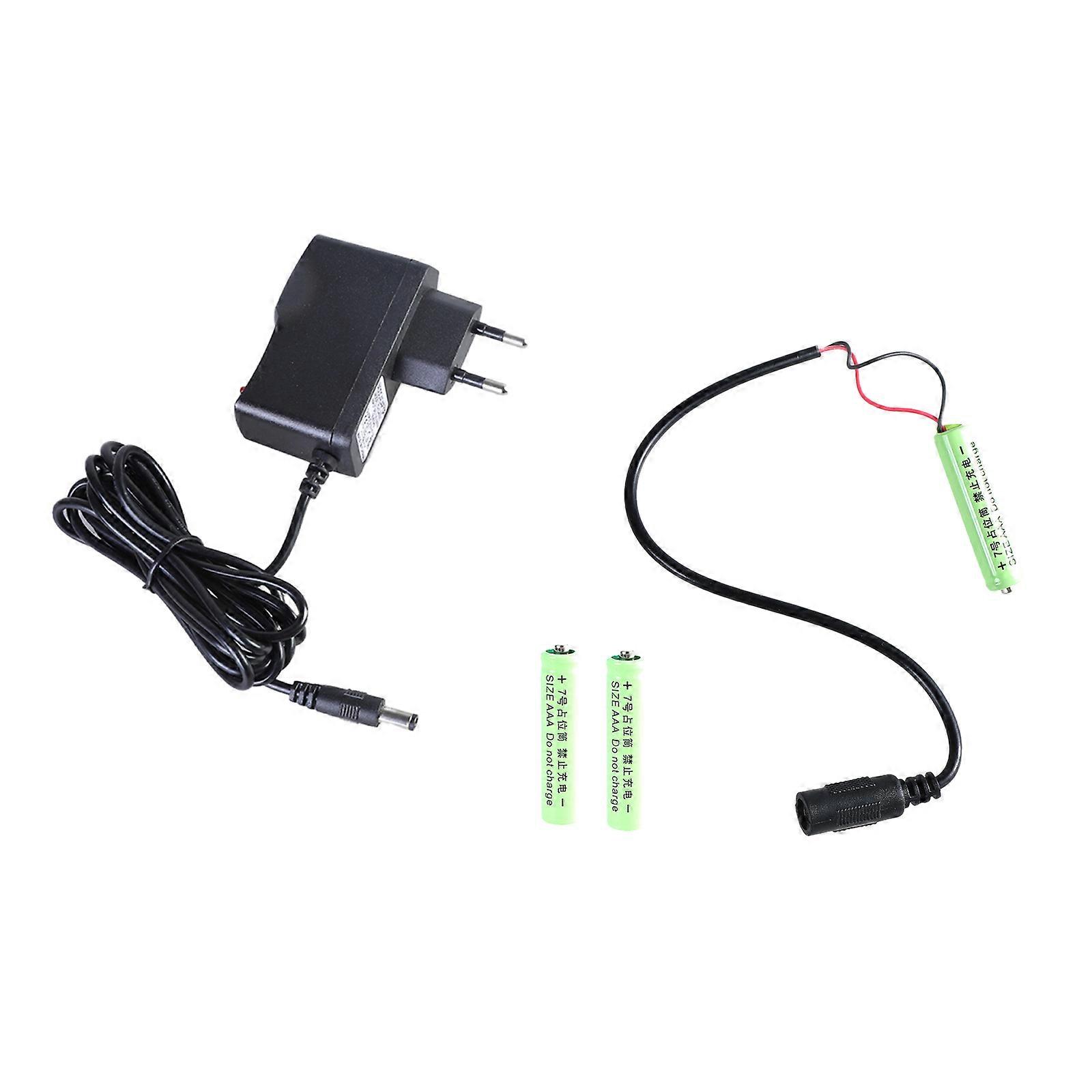 AC100~240V Input 4.5V Output 3A Dummy Battery Adapter Replacement for Electronic Devices Like Desk Lamp LED Light