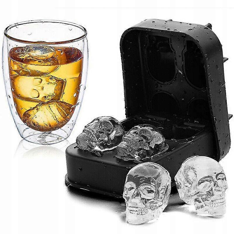 Skull Silicone Form For Praline Ice Cubes