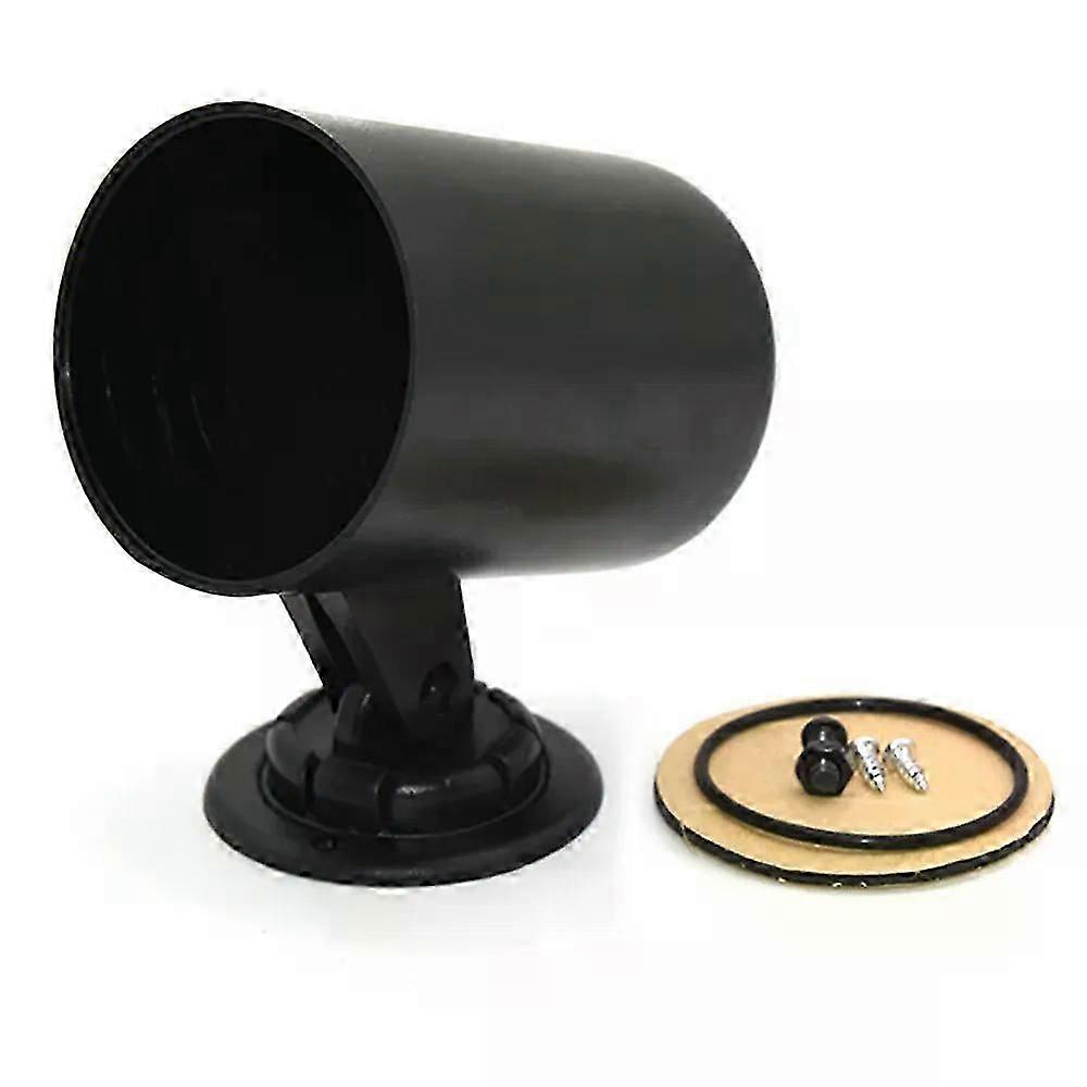 52 مم مقياس السيارة جراب أسود أحادي مزدوج ثلاثي الثقب مقياس حامل سباق السيارات الأيسر قوس محرك يمين ل 2 بوصة متر عالمي