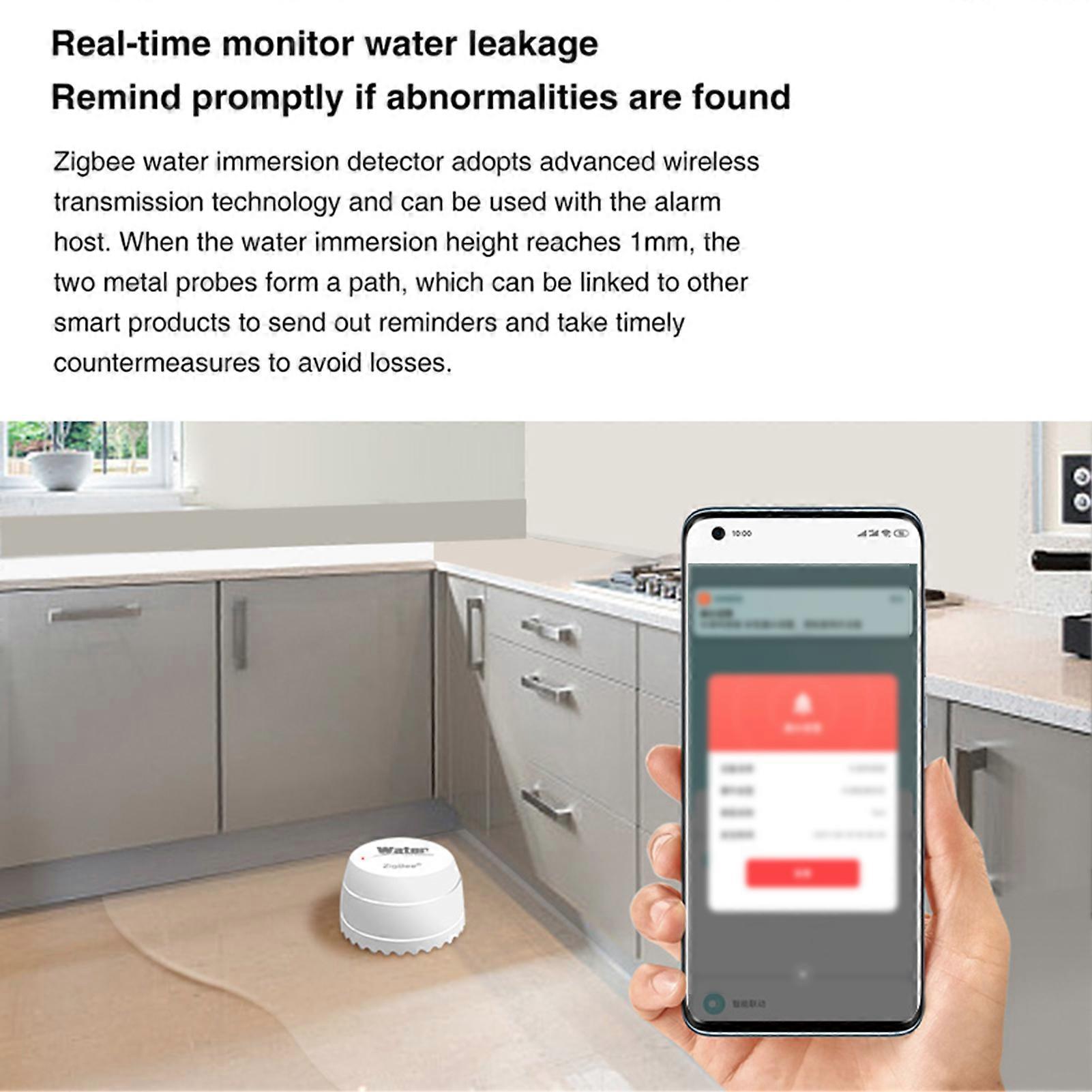 Water Leakage Detector Smart Home Water Flood Sensor TUYA APP Notification