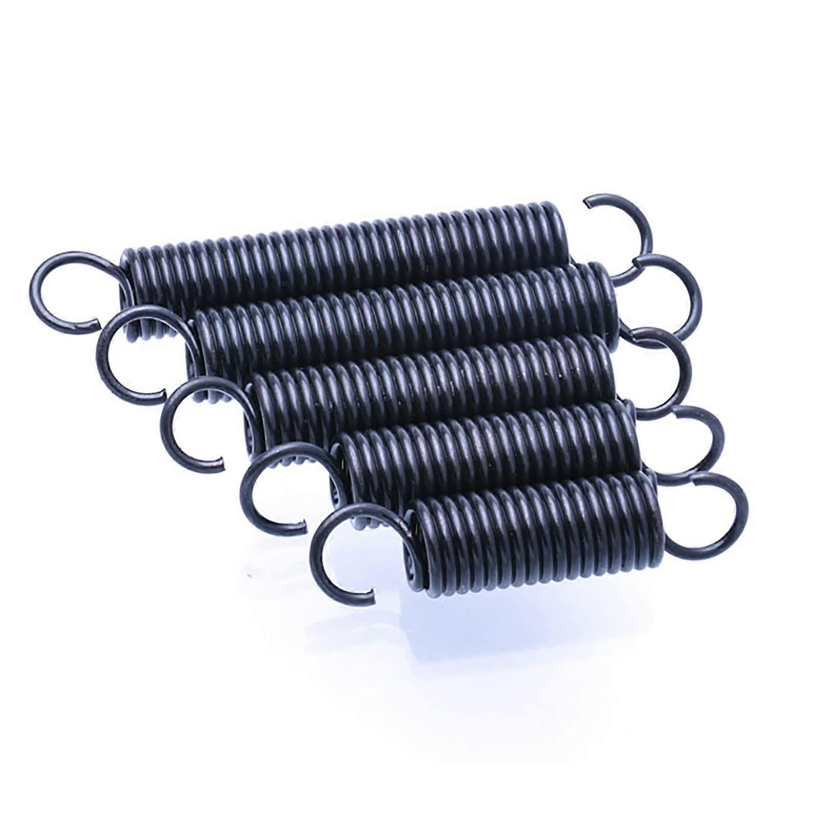 5PCS, 1.2mm Wire Diameter, 8mm Outer Diameter, 2590mm Length, Extended Steel Spring Extension Spring with Hook (Size : 1.2x8x30mm) Ref: 3838
