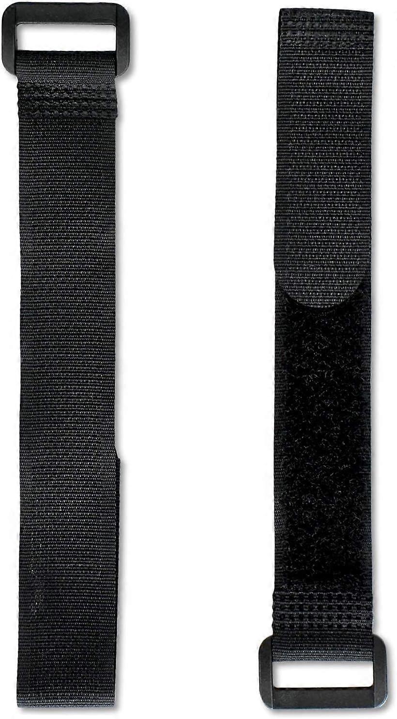 20pcs Fleece and Hook and Loop Tape 20cm with Loop, Black, 20mm Width, Hook and Loop Strap, Reusable Nylon Cable Tie