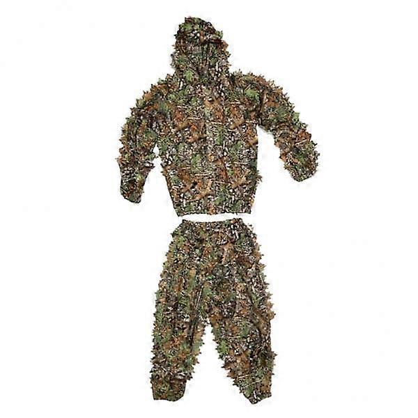 Leaf Kläder Ghillie Kostym Jacka Jungle Hoodie Byxor