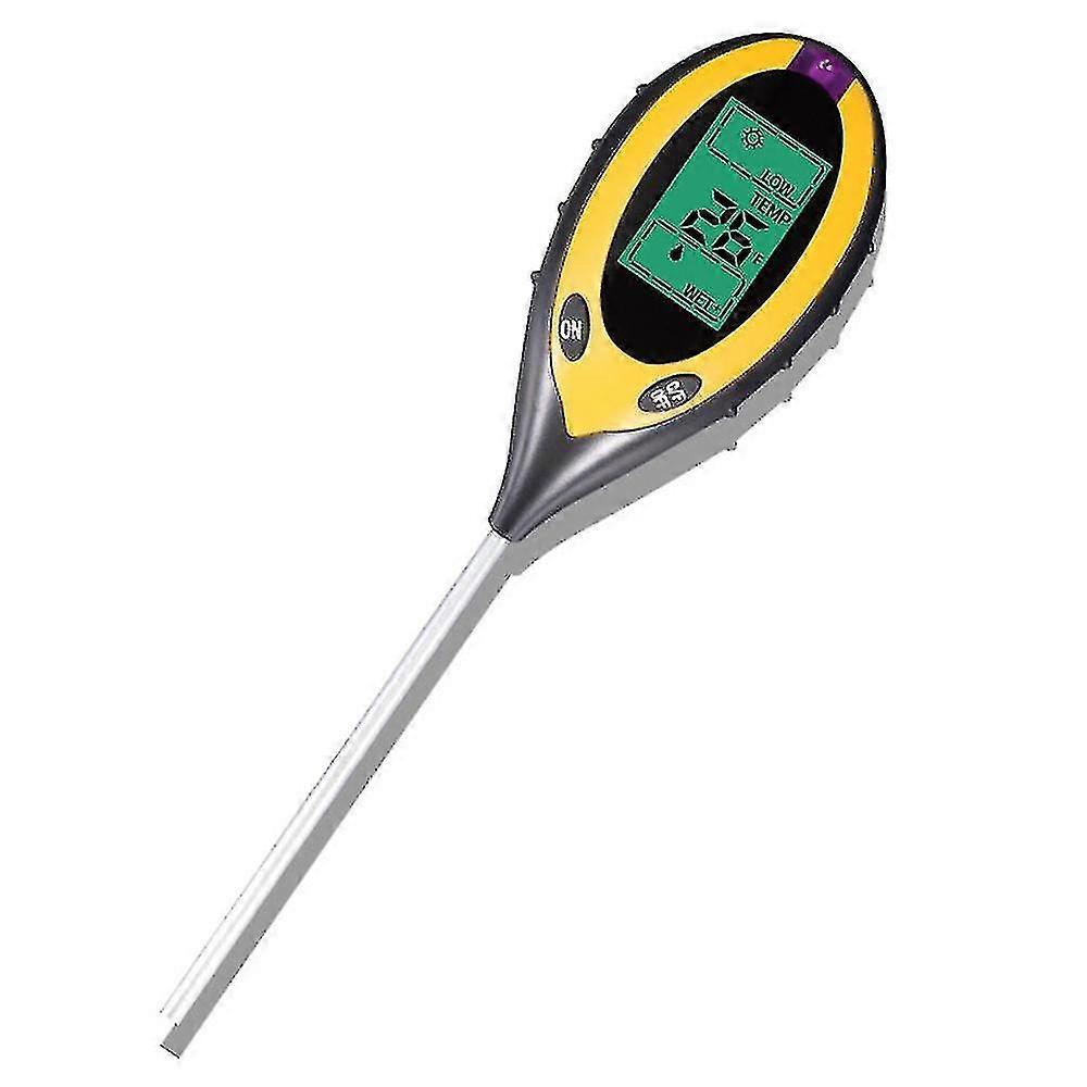 4-in-1 Digital Plant Meter: Temperature, pH, Moisture, Light Tester