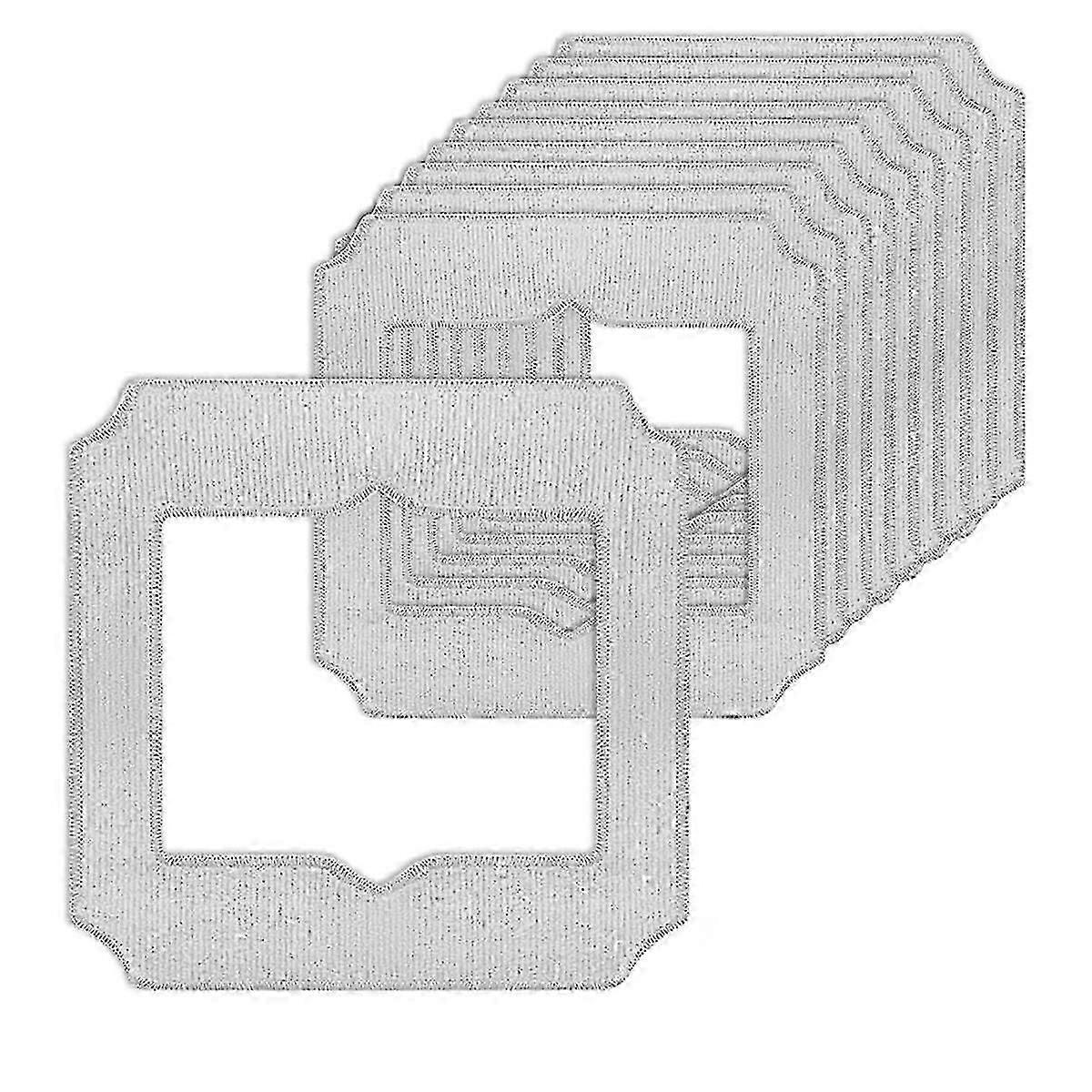 10 stk for ecovacs winbot mini reservedeler våtservietter rengjøringsklut, mikrofiber rengjøringspute