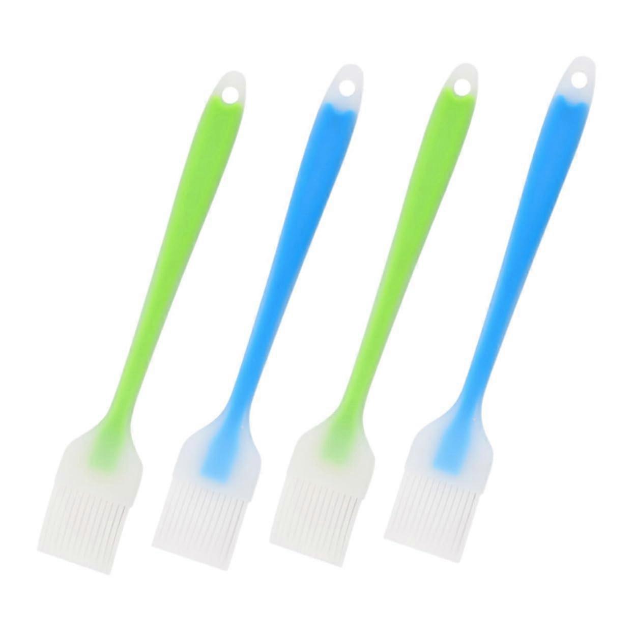 1 set silicone grill brush, dish brush, baking brush, 4 pieces