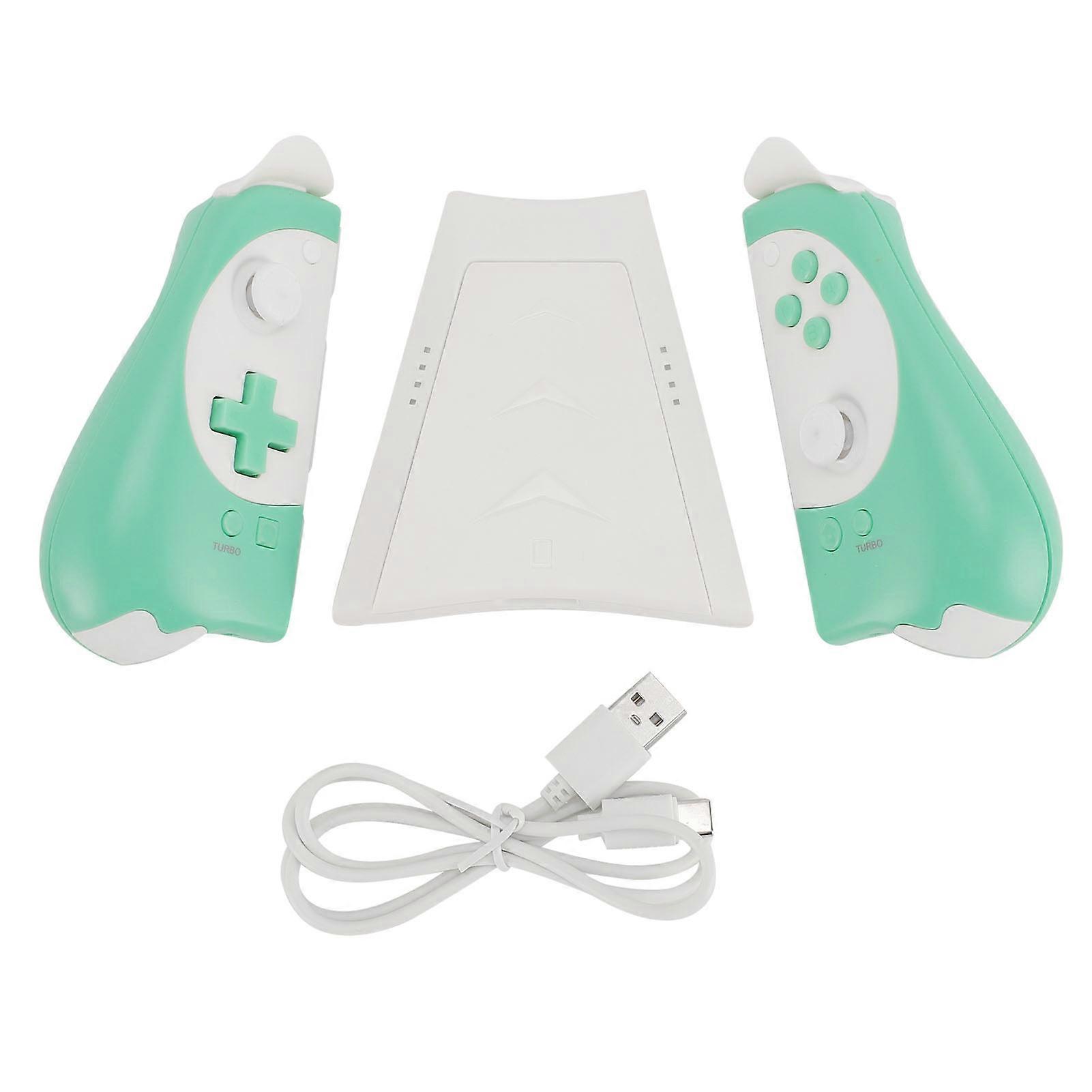 Wireless Game Controller Bluetooth 3.0 Support Macro Programmable 6 Axes Turbo Vibration Rechargeable Controller for Switch JoyCon Grips