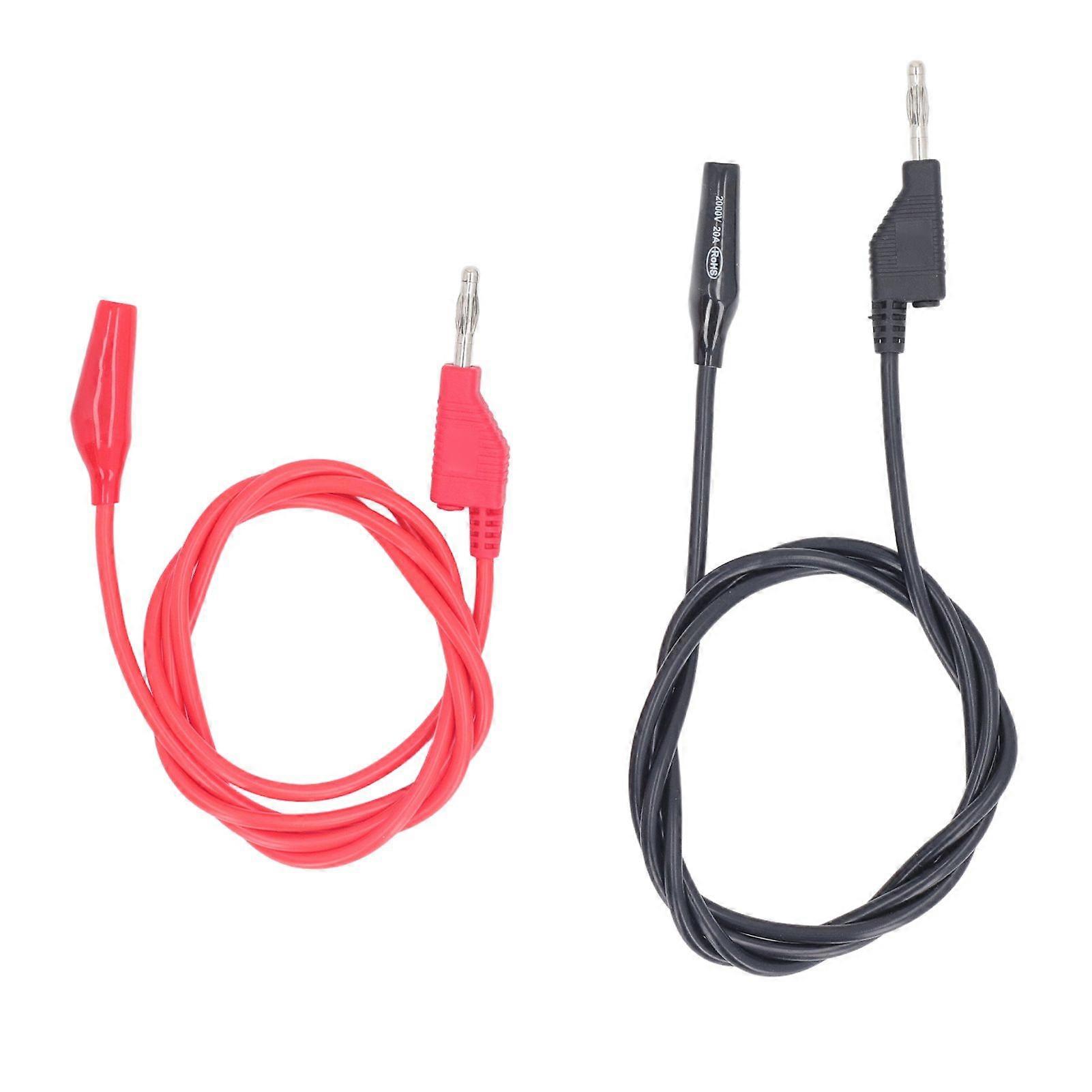 高品質BST-060-JP 18AWG 4mmスタックバナナプラグ40mmワニ口クリップ...
