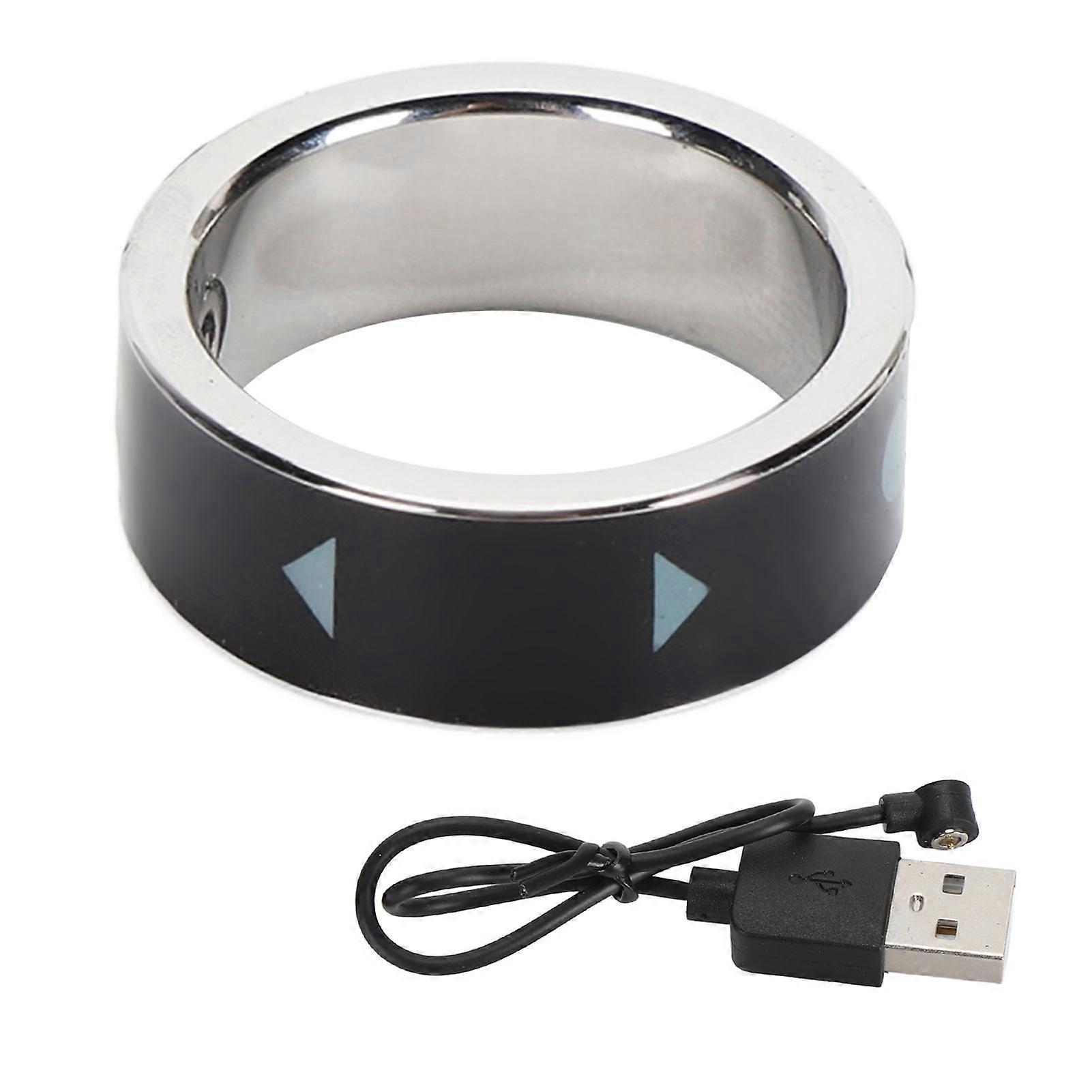 Smart Ring with Bluetooth Remote, Waterproof Design, Magnetic Charging, and Page Turner