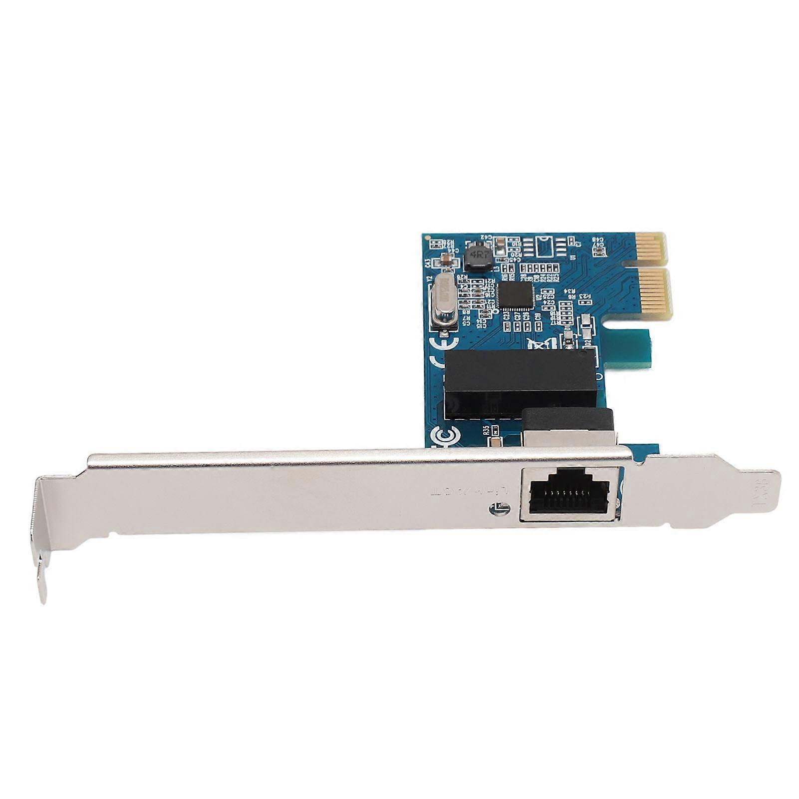 PC Network Card Single RJ45 Port Diskless Function PCIe Gigabit Ethernet Network Card for Desktop Computer 