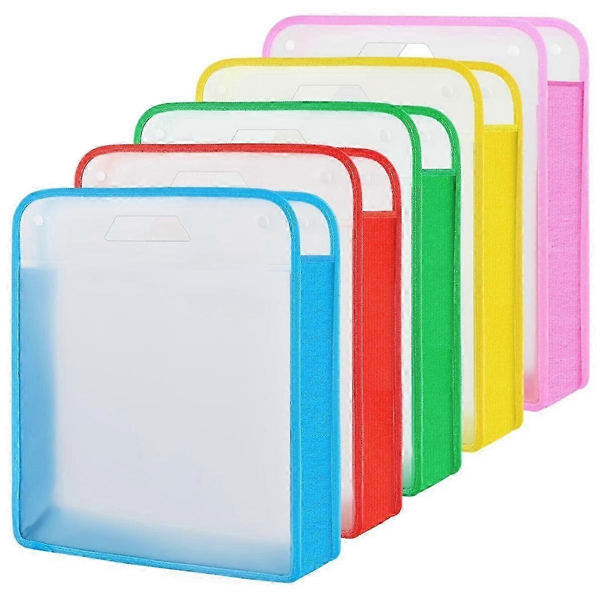 5 Pack Scrapbook Paper Storage Organizer, Multi Color Expanding Paper for 12 x 12 Sheets, Scrapbook