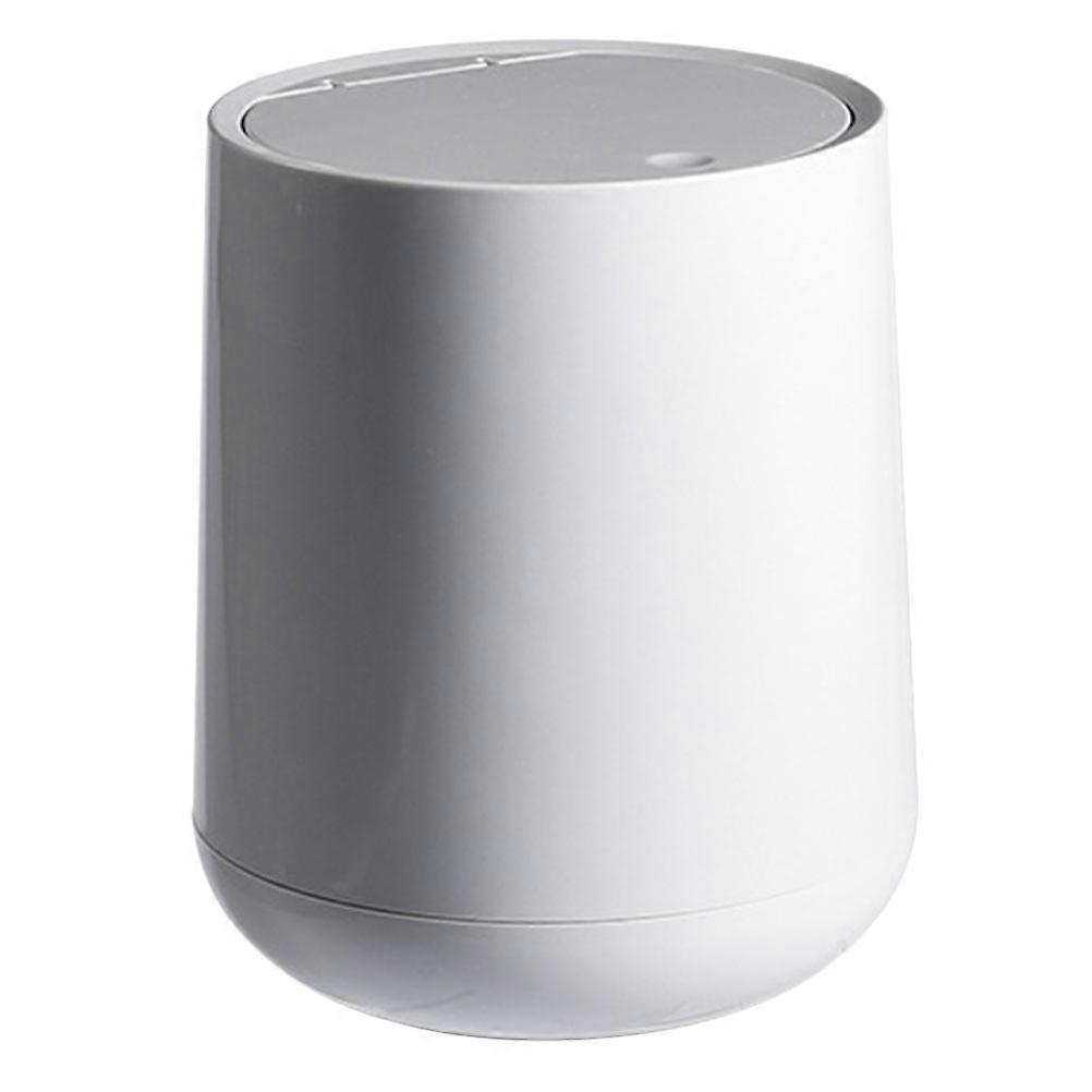 Mini Waste Bin Press Type Garbage Can Desktop Stylish Gray Trash Can Wrappers Tissues Nordic Design Home Office Decor