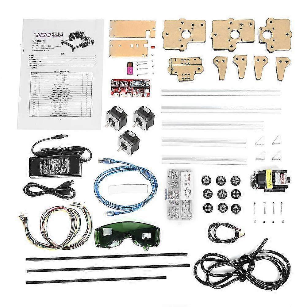 100-240Vac 7w Diy Mini Desktop Engraving Cutting Machine Printer Kit