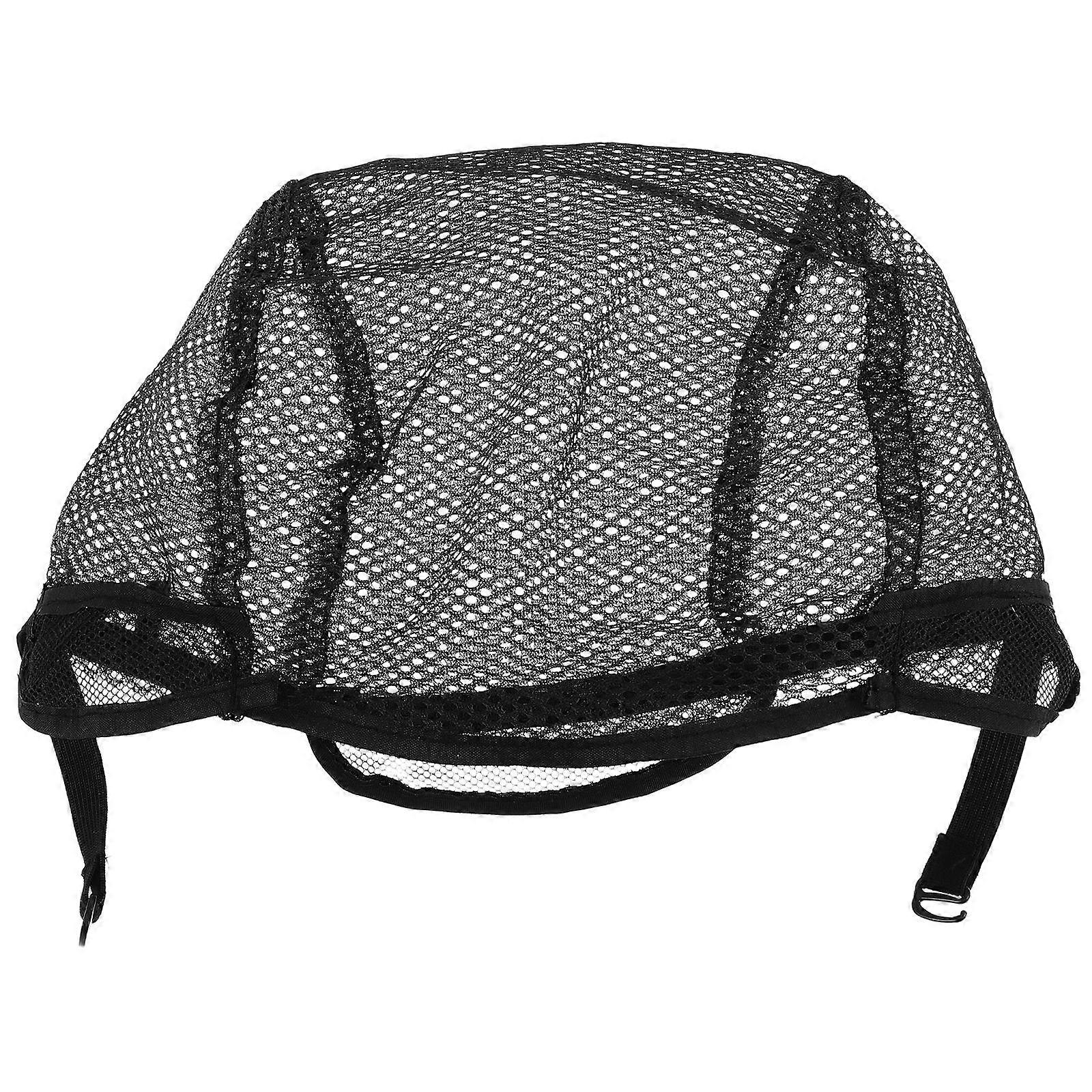 Adjustable Black Mesh Wig Caps (2pcs) Stretchy, Lightweight, Durable for Hair Weaving & Wig Fixing, Easy to Clean, Comfortable Fit