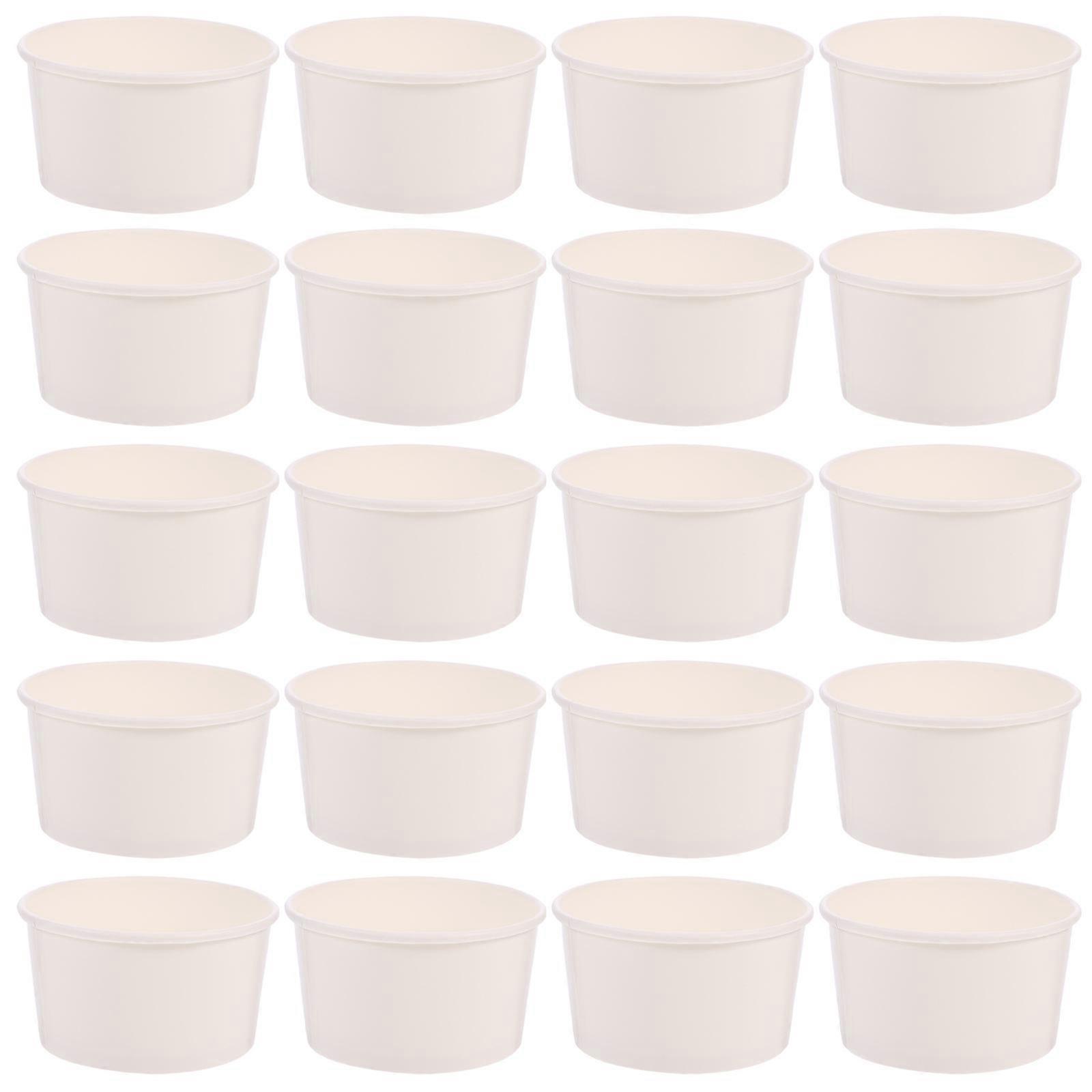 Safe Material Plastic Cups with Cap Suitable for Various Desserts