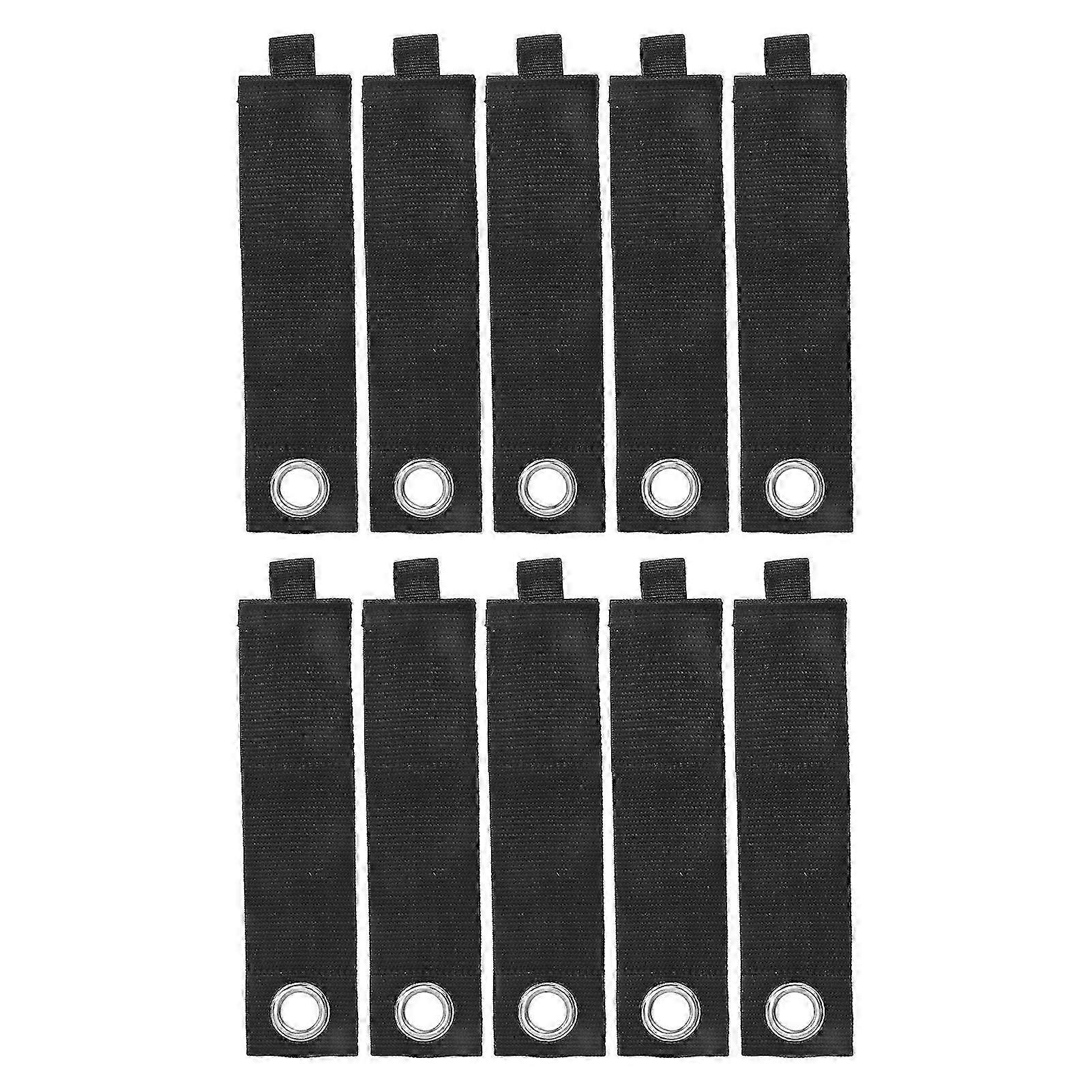 10 Pcs Storage Straps Hook Loop Extension Cord Storage Holder Organizer Wrap Keeper XL--