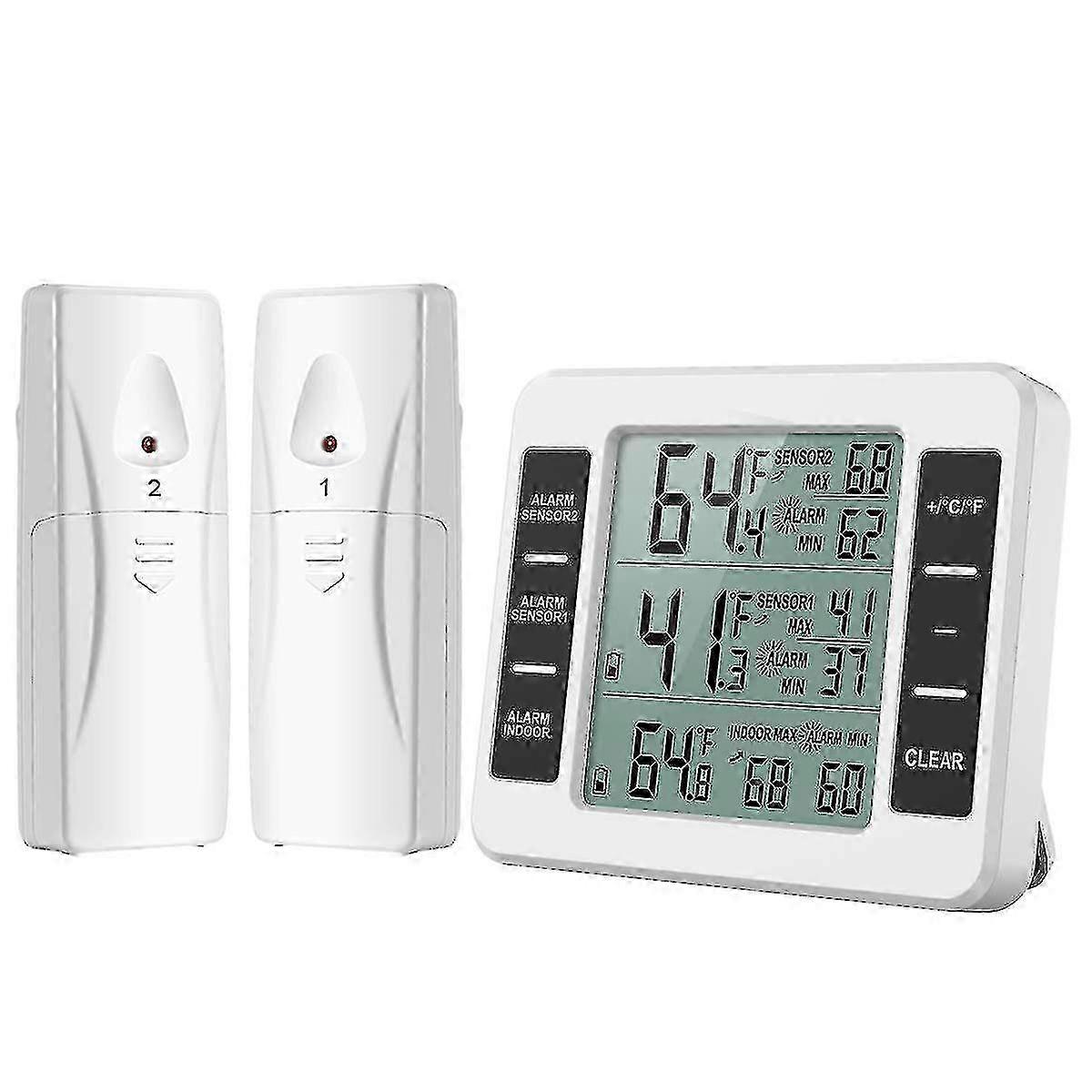 2025 Digital Thermometer Wireless With 2 Sensors