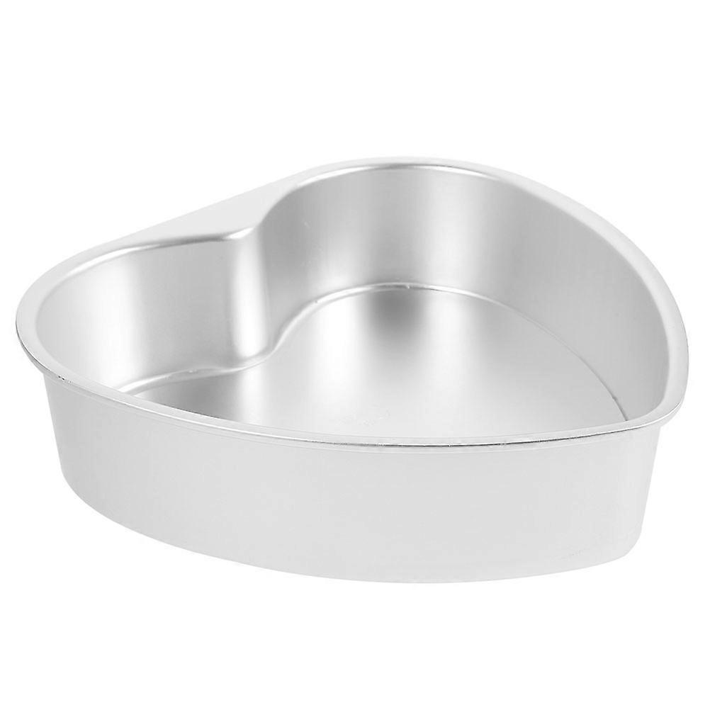 Heart Shaped Aluminum Cake Pans Removable Bottom Easy Release Baking Mould 1Set