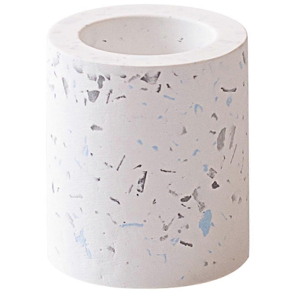 Brush Holder Vanity Chic Toothbrush Organizer for Household Users Compact Size 1Set