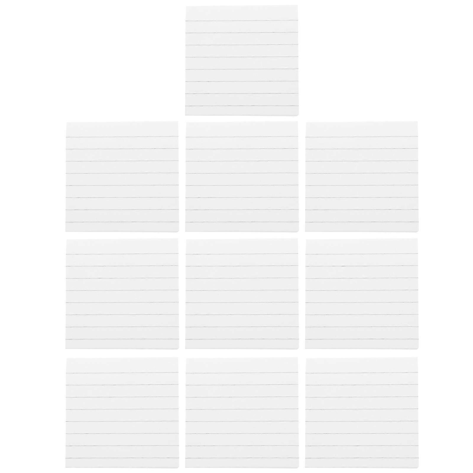 Adhesive Memo Pads for Writing White Paper Perfect for Office Home and School 3 x 3 Inches