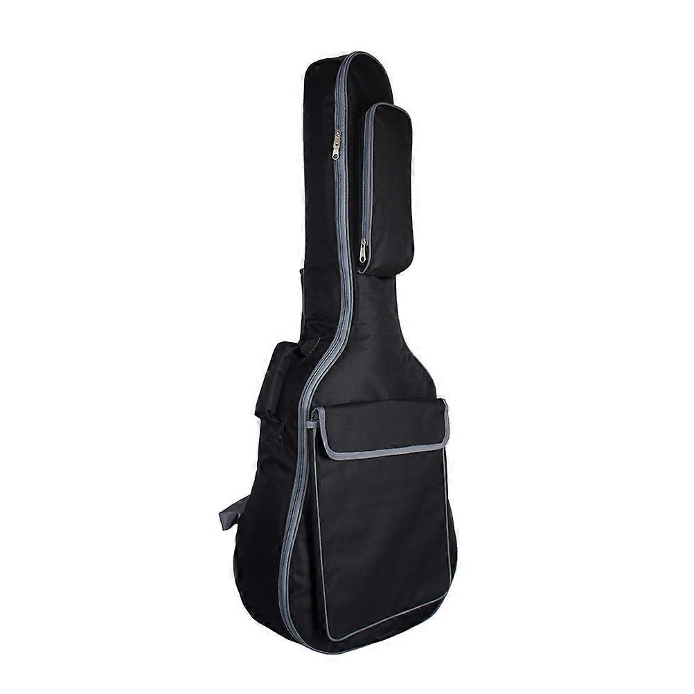 Acoustic Guitar Case Bag with Padded Protection, Double Straps, and Backpack Style for Secure and Convenient Carrying