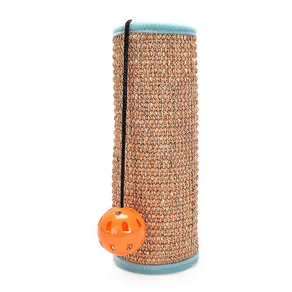 Sisal Scratching Carpet Cats Scratch Mat Synthetic Material Round Color Ball Decor Entertainment Toy For Kittens 1Set