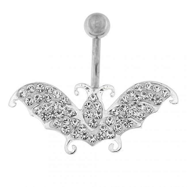 Multi Jewelled Flying Butterfly Navel Belly Ring