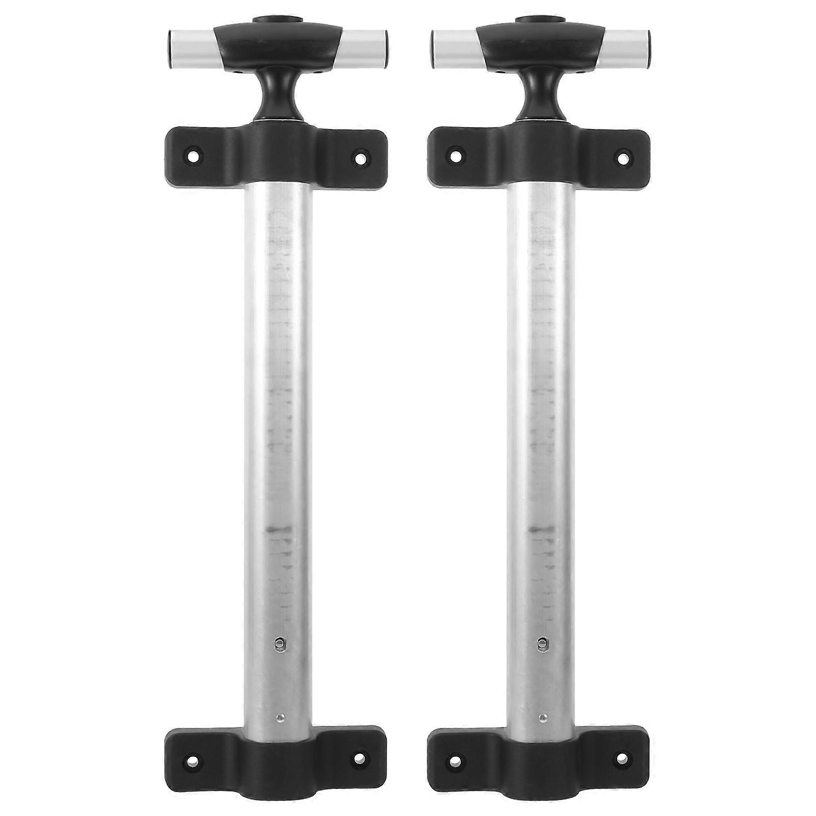 Telescopic Handle Replacement Suitcase Telescopic Handle Short Trips Aluminium Rectangular 44.00X13.00X3.50cm 2Pcs