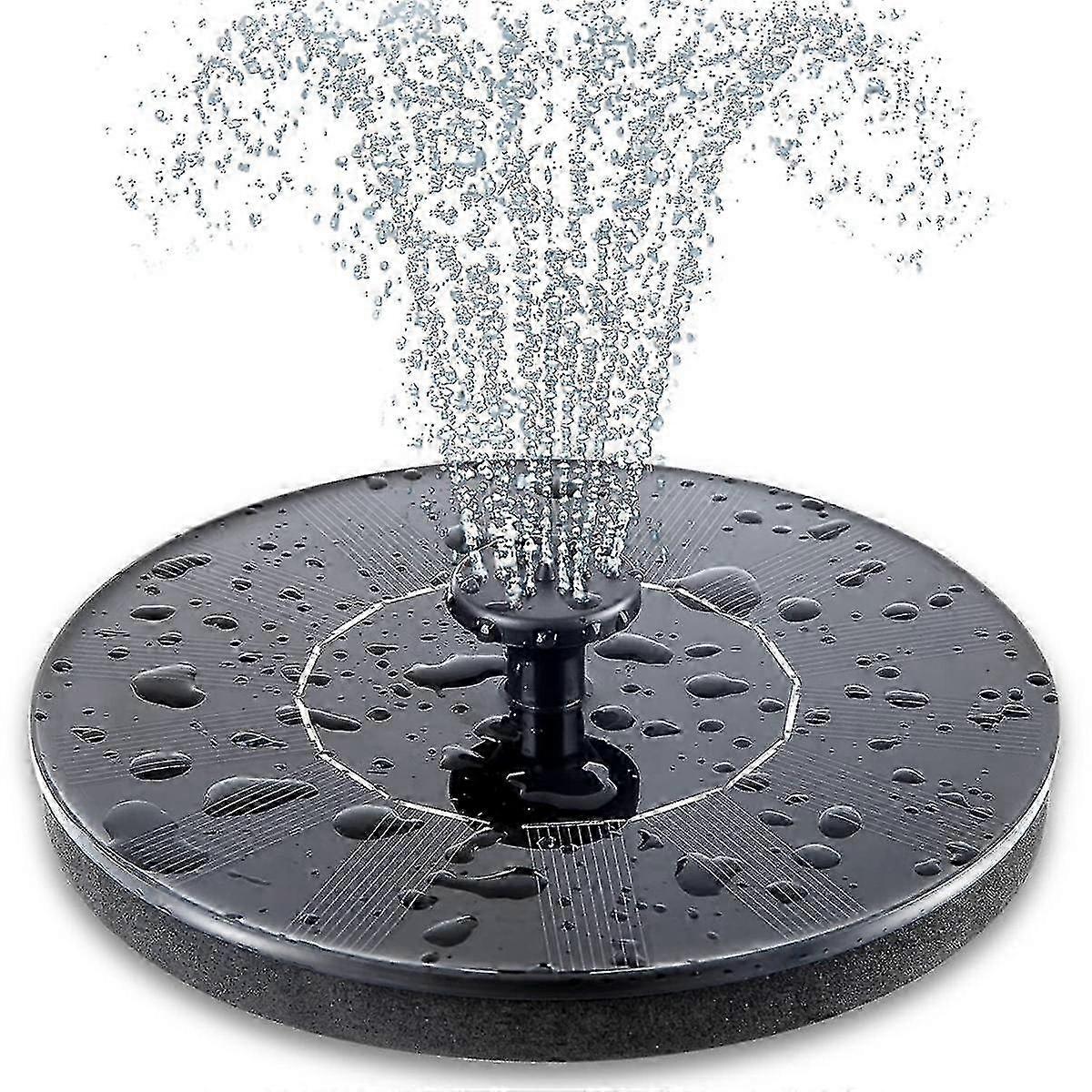 Solar Bird Bath Fountain Pump, Upgrade 3.5w Solar Fountain With 6 Nozzle, Free Standing Floating Solar Powered Edition 0621