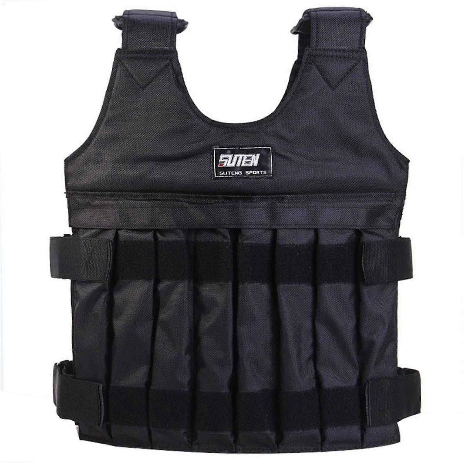 Weighted Vest Adjustable For Running And Fitness Training No Iron Weights Durable Endurance Boost