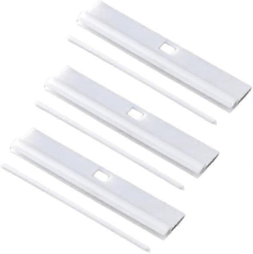 Pionowy wieszak żaluzji 5 "(127mm) Wymienne białe wieszaki na listwy Luwr Diy Regulowane akcesoria do żaluzji pionowych Zestaw 20 sztuk - JV