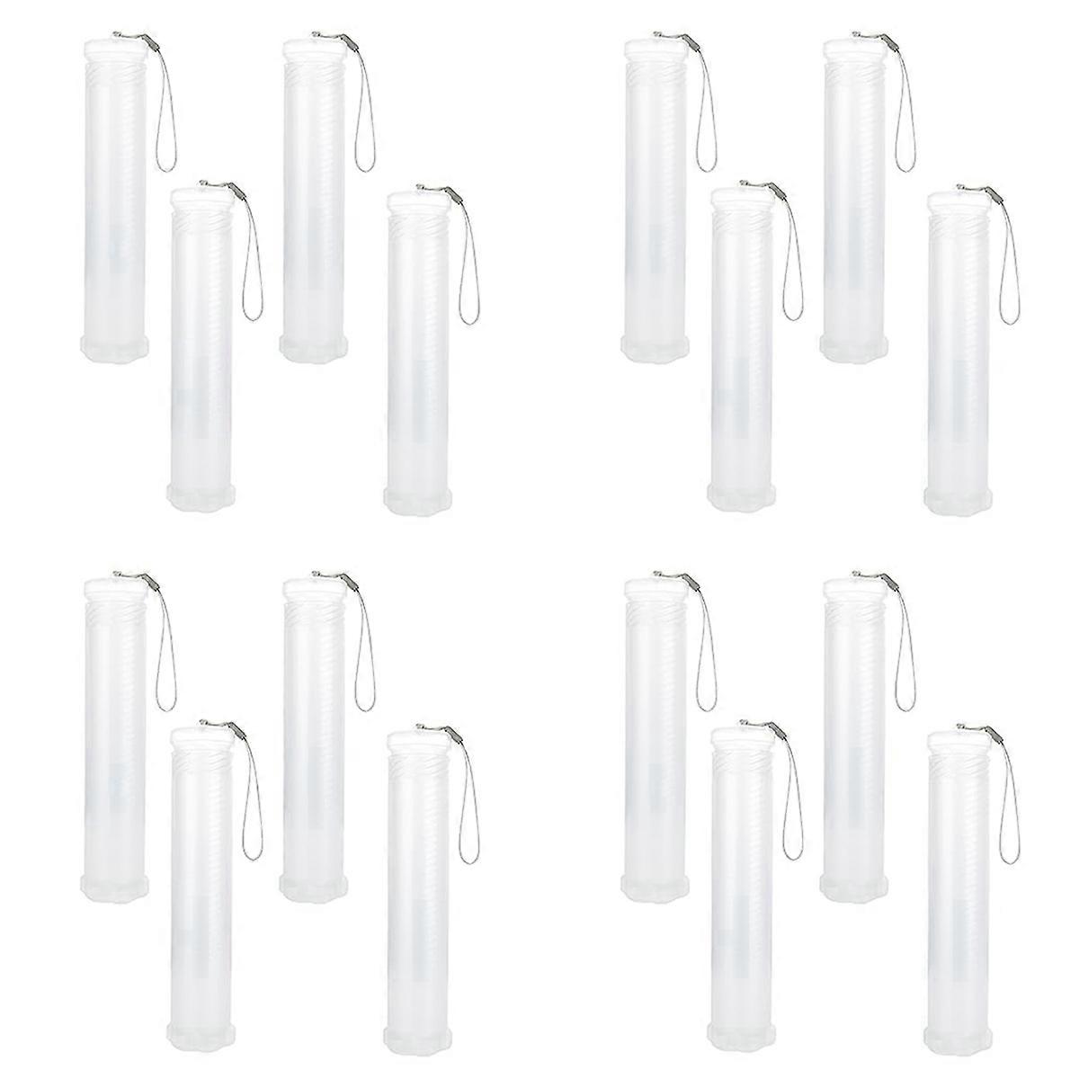 4 Pack Extendable Plastic Paint Brush Case