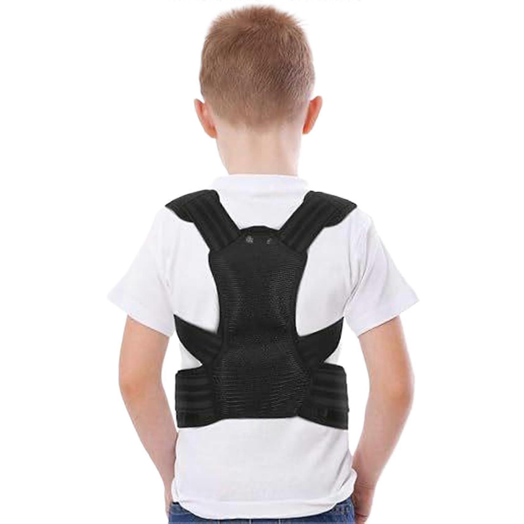 Posture Corrector for Children, Adjustable Back Support Brace, Lightweight Material, Ideal for Improved Posture