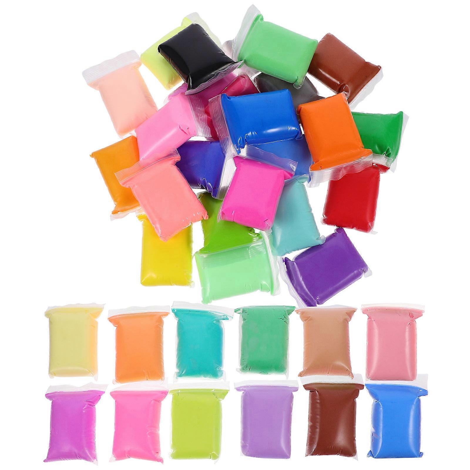 24 Pack DIY Ultra Light Modeling Clay Kit – Colorful, Non Toxic, Air Dry Clay for Creative Crafts, Sculpting & Art Projects for Kids and Children