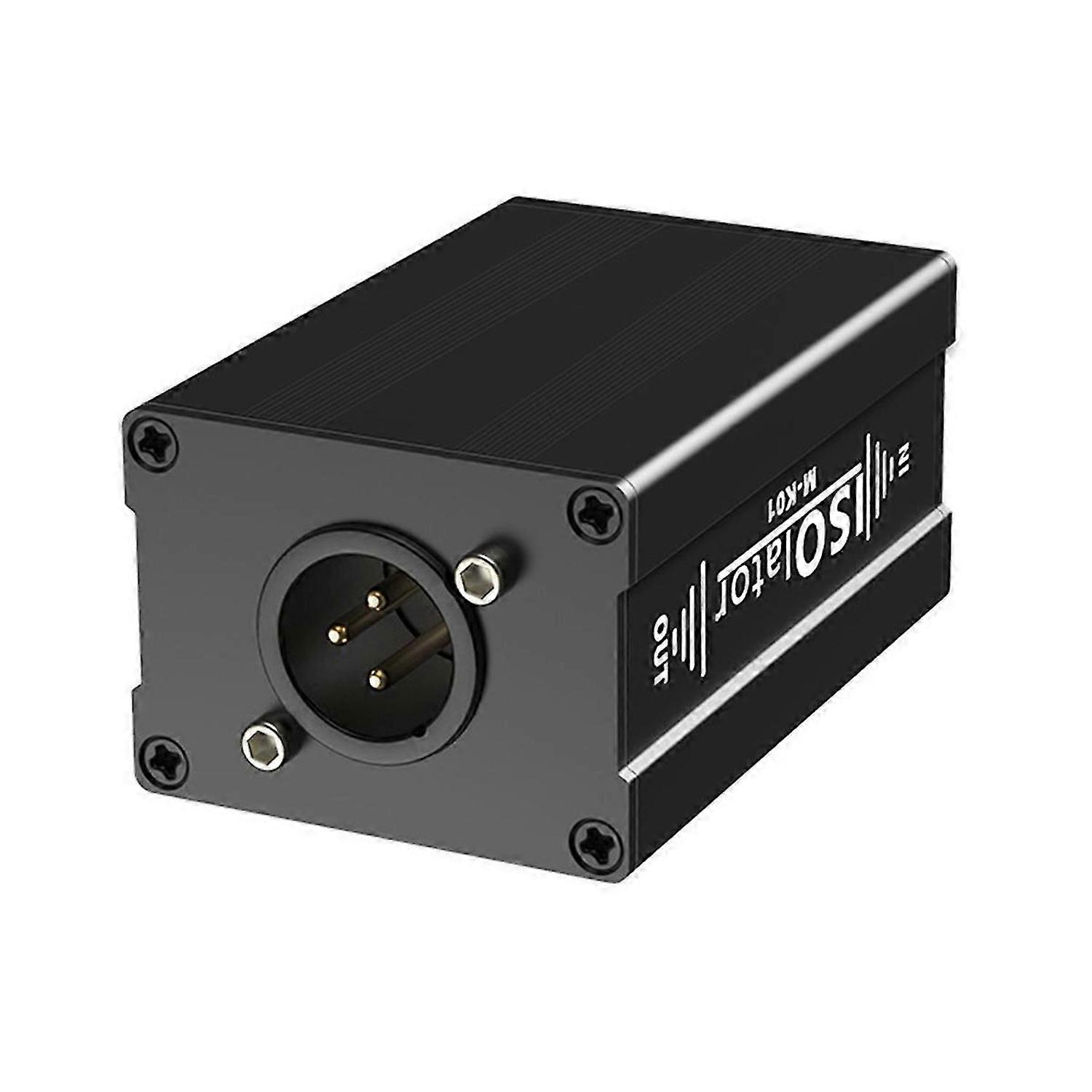 Çift Kanallı 6.5 XLR Mikser Dengeli Ses Sinyali İzolatörü Mevcut Gürültüyü Ortadan Kaldırır Ses Sinyali İzol