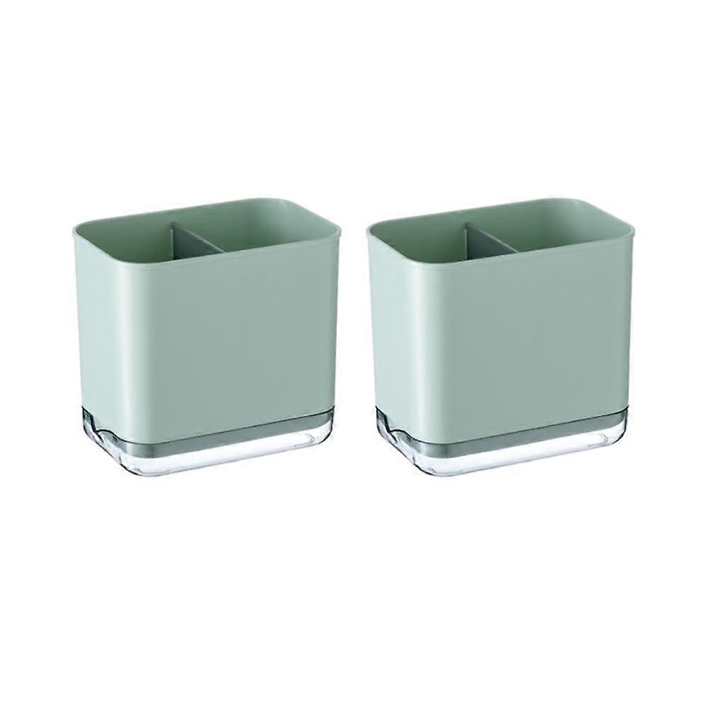 Utensilienbehälter Kitchen Utensil Holder for Countertop, 2-Piece Set, Multifunctional Utensil Organizer, Green