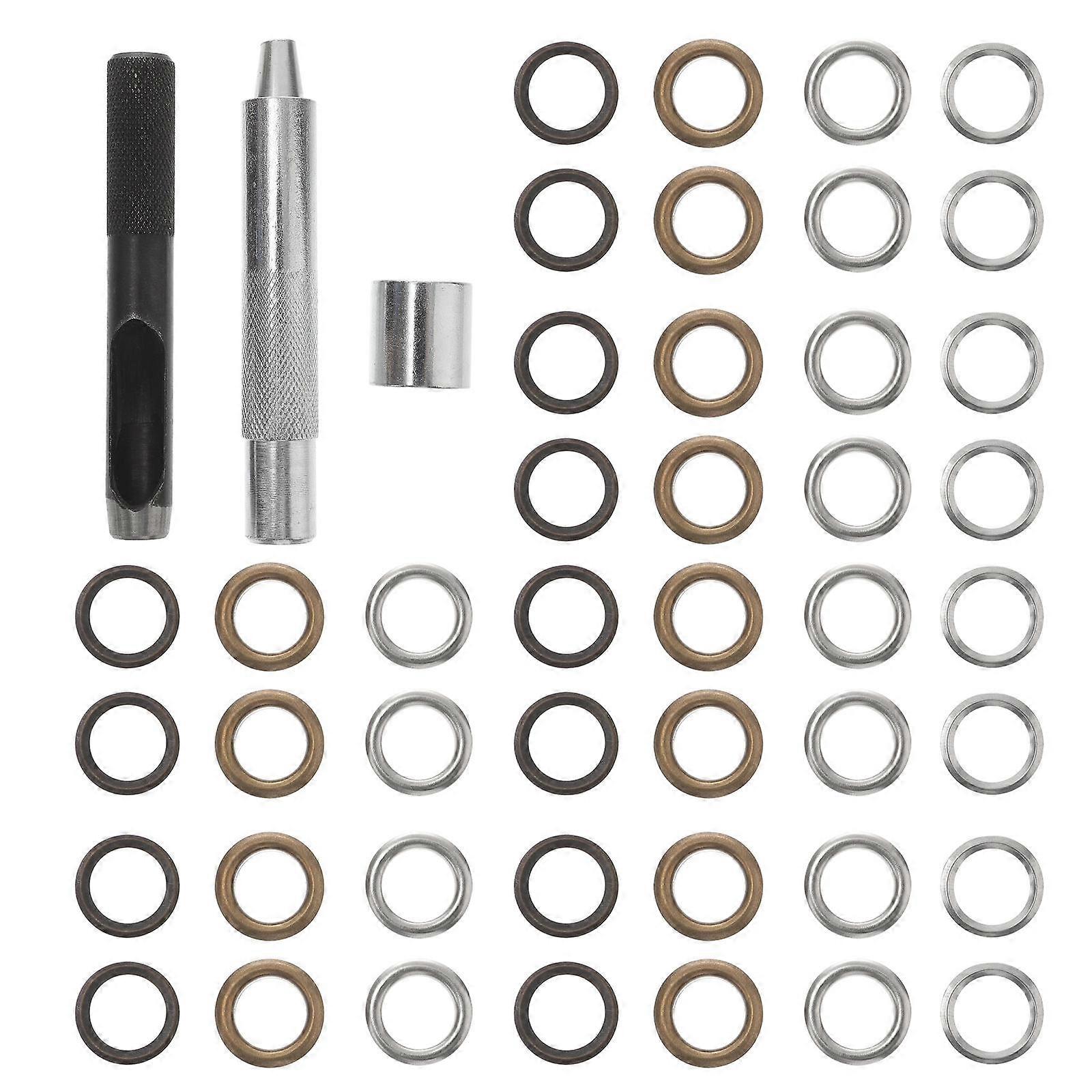 Brass Grommet Eyelet Set Multipurpose For Awnings Mall Store Studio 10Mm 100 Sets