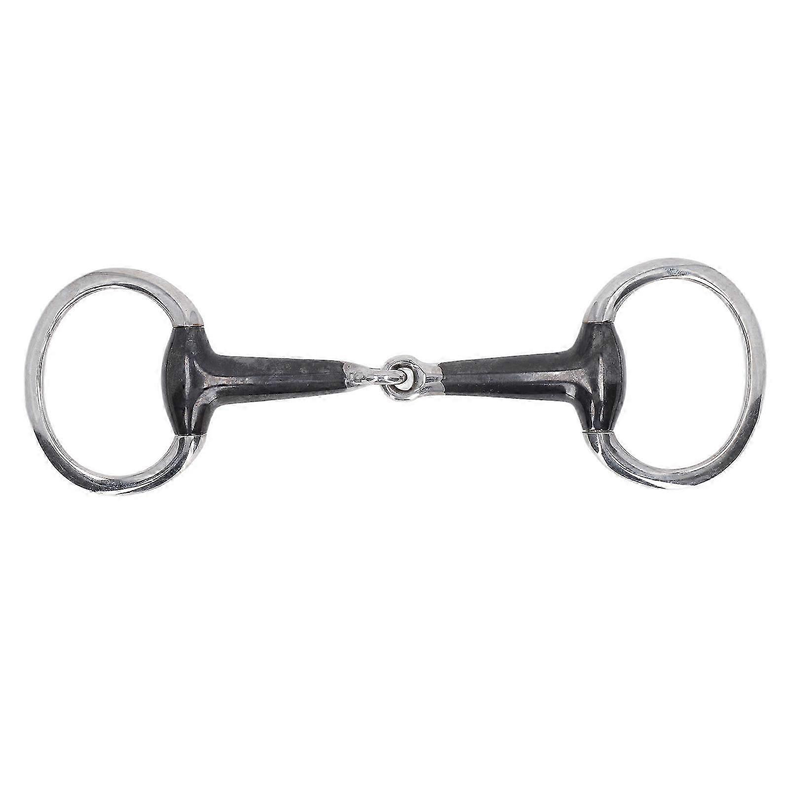 135 mm leddet rustfritt stål ring hestebitt for hestebruk